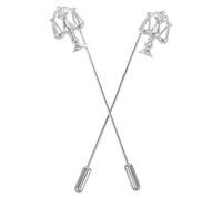 ifundom 2 Pezzi Spilla Bilancia Argento Unisex Elegante Simbolo Giustizia e Armonia per Giuristi Adatta Completi Uomo e Donna Accessorio Raffinato per Cerimonie Lauree e Natale