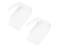 ifundom 2 Pezzi Supporto per Pistola Scanner in Plastica Bianca Supporto Stabile e Prolungamento della Durata, per Lettore Codice Barre da Scrivania