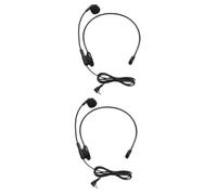 ifundom 2 Pz microfono auricolare scuola headphones cuffue earphone auricolari cugfie Conferenza cuffie boose Tour cuffie cablate microfoni per cantare cablato altoparlante ferro da stiro