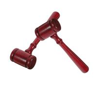 ifundom 2 Pz Piccolo Martello Da Giudice in Legno Puntello Del Martelletto Martello Del Tribunale Martelletto Degli Avvocati Mini Martelletto Martelli Di Corte Albero Di Loto Rosso