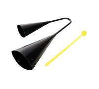 ifundom 2 Pz Strumento Musicale Mazze Bacchette Percussive Campanaccio a Percussione Manuale Campana Latina Portatile Campanaccio Del Creatore Di Rumore Mucca Di Legno Latino Suite