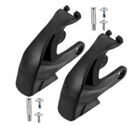 ifundom 2 Set Accessori per Freno Inline Skate e Roller Skate Ricambio Pastiglie Blocco Antiscivolo con Supporto e Viti Facile Installazione per Corsa e Ricreativi