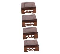 ifundom 2 Set Base Espositiva Legno per Teiera E Bonsai Stabile E Resistente per Decorazioni da Ed Esterno per Uffici E Negozi 2 Pezzi * 2