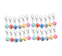 ifundom 2 Set Campana Del Collare Dell'animale Domestico Campanello Per Animali Domestici Riflessivo Tintinnio Ciondolo Campana Dovere Etichetta Rosa Metallo Colore Casuale 12 Pezzi*2