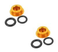 ifundom 2 Set Copertura per Pedivella Viti Fissaggio per Guarnitura Design e Facile Installazione Protezione Polvere e Detriti per Mountain Bike Accessori CNC Color