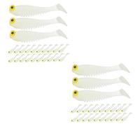 ifundom 2 Set Luminescenti Affondanti Riutilizzabili Per Attrarre Predatori Come Carpe E Branzini 40 * 2