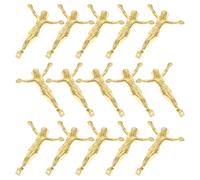 ifundom 20 Pezzi Ciondoli Crocifisso in Lega di Zinco Galvanizzazione, Pendenti Religiosi a Forma di Croce, Gioielli Spiritualità per Battesimo, Comunione e Regali Sacri