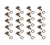 ifundom 20 Pezzi Ganci per Lacci Scarpe e Stivali in Ottone e Ferro Fibbie Decorative per Fissaggio e Accorciamento Lacci, Resistenti alle Intemperie, per Manuale e Riparazione Calzature