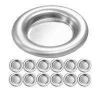 ifundom 20 Pezzi Lega di Alluminio Piccolo Argento, Porta Incenso, Tondo