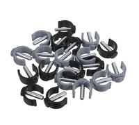 ifundom 20pezzi C Clips per Stampelle Bastoni Perni di Chiusura Forma di C Robusti per Parti di Ricambio Stampelle da Passeggio per Anziani Accessori per Bastoni da Camminata