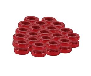 ifundom 20pezzi Corde per Chitarra Metallo Colorate Accessori per Chitarra Acustica Folk in Metallo Componenti per Cordiera Perline Estremità