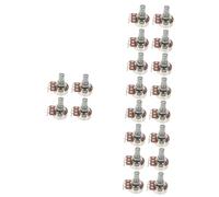 ifundom 20pezzi Potenziometri Lineari Per Chitarra Ak e Bk Sostituzione Facile Per Controllo Volume e Tono Compatibili Con Strumenti Musicali Elettronici