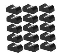 ifundom 20pezzi Tappi in Plastica Per Cursori Mixer Manopole Push Caps Resistenti e Facili Da Installare Ricambio Per Potenziometri Fader Console Audio Nero