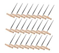 ifundom 24 Pezzi Alesatore Per Violino: Alesatore Per Fori Piroli Da 3/4-4/4 Con in Legno - Alesatore in Ferro 1:30 Per Liutai E Riparazioni Fai Da Te