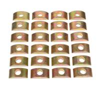 ifundom 25 Pezzi Rondella Mezza Luna in Metallo 4-in-1 per Mobili Distanziatore e Accessori per Montaggio Facile e Resistente