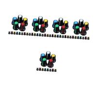 ifundom 250pezzi Manopole Di Controllo Volume Per Chitarra Knob Per Potenziometri Di Manopole Colorate Per Elettronica Interna Facile Da Installare Per Elettricità e Strumenti Musicali