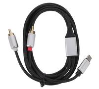 ifundom 2m Cavo Audio Usb c Dual Adattatore Stereo Da Metri Per Smartphone e Tablet Compatibile Con Vari Dispositivi Audio Connessione Chiara e Stabile