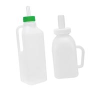 ifundom 2pezzi Bottiglie Di Allattamento Per Agnelli Da Bottiglie Portatili Multifunzionali Plastica Design Unico Del Capezzolo Per Piccoli Animali Per Uso Domestico o Agricolo