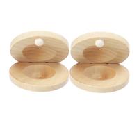 ifundom 2pezzi Castagnette Legno Per Strumenti Di Percussione Castagnette Uniche Per Divertimento Musicale e Sviluppo Intellettivo