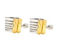 ifundom 2pezzi Clip Per Di Saxofono Accessorio Professionale Per Strumenti Musicali Design Compatto e Resistente Facile Da Trasportare e Utilizzare