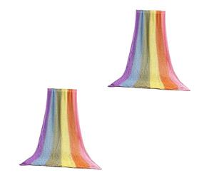 ifundom 2pezzi Coperta Stretch Rainbow Per Fotografia Neonatale Accessorio Versatile Per Ragazzo Ragazza Per Servizi Fotografici Materia Comoda e Traspirante Per Shower e Occasioni