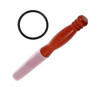 ifundom 2pezzi Crystal Bowl Rapping Stick Gomma Per Strumenti Musicali Accessorio Per Terapia Sonora e Strumenti Musicali Buddha Design Antiscivolo Per Uso Domestico Marrone