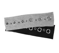 ifundom 2pezzi Fascia Elastica per Capelli da Donna Occhielli Cavi Fascia Larga in Stile Punk Vintage Accessori Traspiranti e Leggeri per Capelli per Festival Musicali e Quotidiano