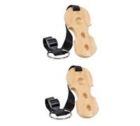 ifundom 2pezzi Fermaporta Legno Massello Per Violoncello Antiscivolo Base Legno Per Protezione Pavimento Supporto Per Ancoraggio Violoncello Colore Burlywood