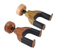 ifundom 2pezzi Ganci Per Chitarra Da Parete Supporto Staccabile in Legno e Metallo Design Culla Profonda Adatto Per Vari Strumenti Corda