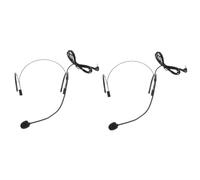 ifundom 2pezzi Microfono Headset Multifunzionale Per Insegnanti Microfono Portatile Testa Per Presentazioni Performance e Guida Turistica Comodo Pratico e Facile Da Usare