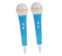 ifundom 2pezzi Microfono Simulato Plastica Per Ragazzo Ragazza Da Giocattolo Karaoke Accessorio Per Feste e Immaginazione Per Sviluppare Interesse Per Canto e La Comunicazione