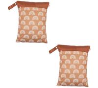 ifundom 2pezzi Organizer Portaoggetti Per Pannolini Da Appendere Per Carrozzina Sacchetto Per Cambio Con Due Tasche e Cerniera Per Genitori Movimento