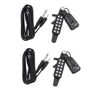 ifundom 2pezzi Pickup Acustico Per Chitarra Con Controllo Del Volume e Del Tono Accessorio Per Chitarre Folk e Classiche Amplificazione Pulita e Bassa Retroazione Compatibile Con Chitarre