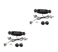 ifundom 2pezzi Pickup Cigar Box Guitar String Metal Soundhole Pickup Sostituzione Per