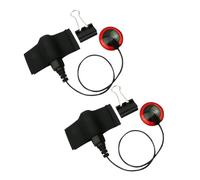 ifundom 2pezzi Pickup Microfono Per Chitarra Acustica Senza Foratura Pickup Per Ukulele Con Jack Da Facile Da Installare Per Studio Home e Scuole Nero