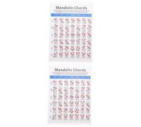 ifundom 2pezzi Poster Chord Mandolino Rivestita Guida Pratica Per Insegnanti e Principianti Note Per Tastiera Mandolino Leggero e Portatile