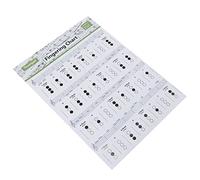 ifundom 2pezzi Poster Di Riferimento Accordi Per Tromba Guida Pratica Per Principianti Rivestita Design Creativo e Chiaramente Strutturato Ottimo Per Musicisti