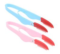 ifundom 2pezzi Spazzola Per Pulizia Degli Occhi Di Cani e Gatti Pettine Per Rimuovere Le Macchie Di Lacrime Di Animali Domestici Prodotto Per Toelettatura Degli Occhi Realizzato Sicuro Ed