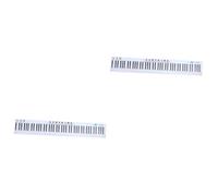 ifundom 2pezzi Tabella Di Riferimento Per Pianoforte Tasti Aiuto Visivo Per Insegnanti e Principianti Materiale Sicuro e Durevole Pratica Facile Delle Note Musicali e Tecniche Di