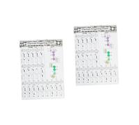 ifundom 2pezzi Tabella Pratica Degli Accordi Per Clarinetto Guida Visiva Per Principianti Risorsa Utile Per Apprendere Gli Accordi Musicali e Sperimentare Nuove Melodie