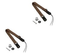 ifundom 2pezzi Tracolla Ukulele Stile Cintura Vera Per Appeso Al Collo Comfort e Resistenza Assicurati Per Tutti Gli Musicisti