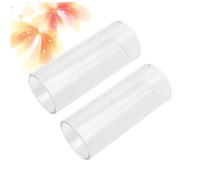 ifundom 2pezzi Vetro Guitar Slide di Media Dimensione Bottleneck Guitar Slide in Vetro Standard