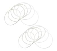 ifundom 2set Corde per Chitarra Classica in Nylon Set da Corde Avvolgimento in Argento Tensione Media Lisce e Leggere per Principianti e Stili Flamenco