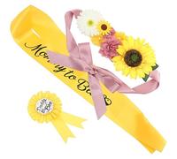 ifundom 3 Fasce Premaman Con Fiori Accessori Per Neonati E Post-parto Per Decorazioni Per Baby Shower