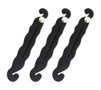 ifundom 3 Pezzi Accessori per Chioma Elegante e Creativo Spugna e Decorazione, Supporto per Chignon Donna, Facilitatore per Acconciature Effetto Volume e Stile Delicato