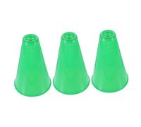 ifundom 3 Pezzi Megafoni da Esterno in Plastica Verdi Rumorosi per Feste e Giochi Sportivi Accessori Resistenti in PP per Chiara Durante Attività all