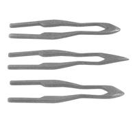 ifundom 3 Pezzi Punte per Pirografo Legno Professionale in Ferro Argento, | Principianti e Professionisti, Riscaldamento Efficiente, Facile da Usare, per Tecniche e Progetti