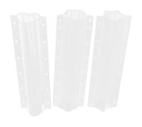 ifundom 3 Pezzi Stampo Riutilizzabile per Crescita di Frutta e Verdura in Plastica Trasparente, Forma Cuore e Stella, Dimensioni 20x6x4 Cm, per Orti e Balconi