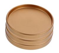 ifundom 3 Pezzi Vassoio per fioriere sottovasi per Piante da pentola per piattino pianta Base per Vaso da Fiori in Ceramica sottovaso per Piante in Ceramica d'oro