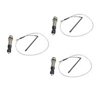ifundom 3 Set Di Pezzi Di Ricambio Per Chitarra Jack Pickup Cavo Chitarra Folk Eq Uscita Materiale Robusto Semplice Smontaggio